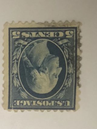 Rare Find US Postage / 5 Cents George Washington Stamp - Blue Color 2