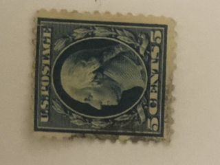 Rare Find US Postage / 5 Cents George Washington Stamp - Blue Color 5