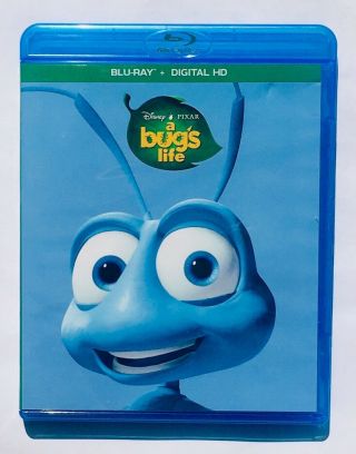 Pixar’s A Bug’s Life (1998) Blu Ray Rare Complete Disney Family Classic Vgc