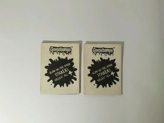 RARE GOOSEBUMPS - Kellogg ' s collectable stickersThe Mummy & The Dummy 3