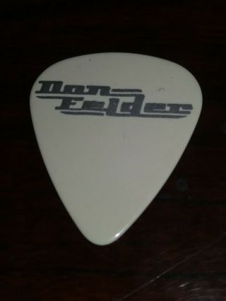 Eagles Don Felder Hotel California White Guitar Pick.  Very Rare 2008 Solo Tour