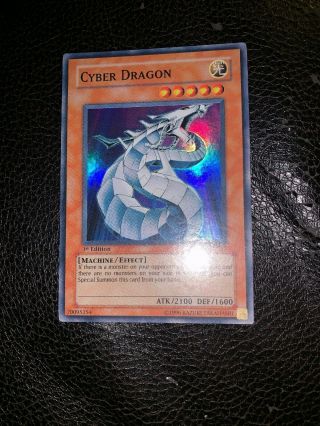 Yugioh Cyber Dragon Crv - En015 Rare 1st Edition P