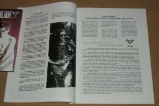 Pearl Jam 1993 Footsteps 8 x 11 fanzine booklet Issue 4 / 42 pages rare photos 2