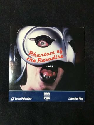 Phantom Of The Paradise Laserdisc Ld Very Rare Brian Depalma