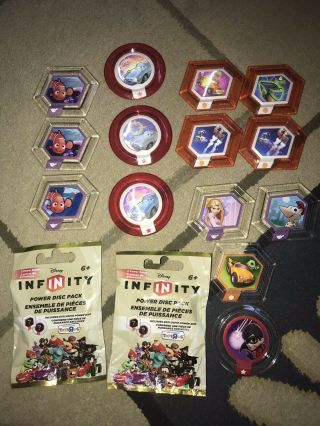 Disney Infinity 1.  0 Power Disc Series 1 Rare Toysrus Exclusive Packs,  14