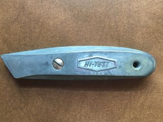 Vintage Mid Century Hi - Test Utility Knife (rare) Usa