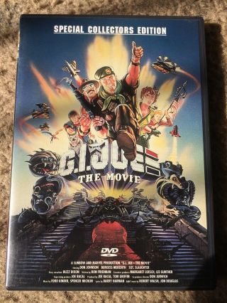 Gi Joe The Movie Animated Special Collectors Edition Dvd 1987 Rare Oop Vg Cond