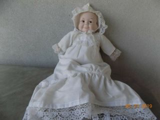 Vintage 3 Face Baby Doll - Happy,  Crying,  Sleeping - Porcelain Bisque - Rare