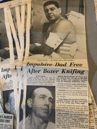RARE VERNE BOTTOMS & JACK DONOVAN WRESTLING NEWSPAPER CLIPPINGS 1960’s 3