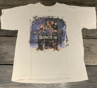 90’s Hanson Official Band Showed In Vintage Rare - T Shirt Large White