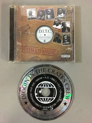 Rare D.  I.  T.  C Self Titled Cd S/t Diggin’ In The Crates Crew 2000 Fat Joe Ditc
