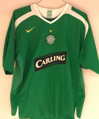 Authentic Rare Vintage 2005 Nike Celtic Football Jersey Scotland Soccer Xl