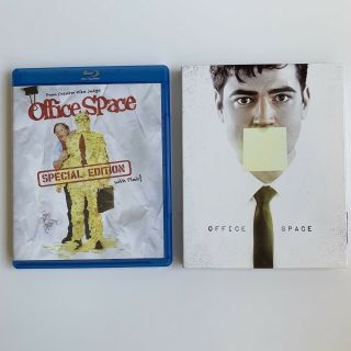 Office Space Blu - Ray W/rare Fox Icons Slipcover Special Edition With Flair
