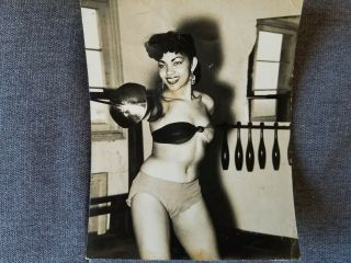 Rare Cuba Cuban Vedette Shanghai Adult Cabaret Model Vintage Photo 1950s