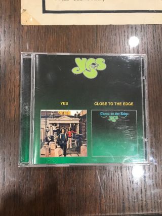Yes 1969 Rare Two Album Cd Yes Close To The Edge Russian Edition