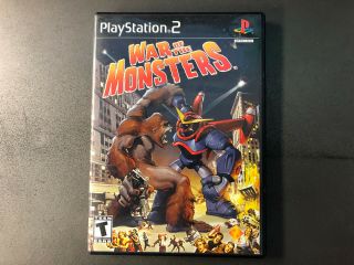 War Of The Monsters (sony Playstation 2,  2003) Rare