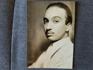 Rare Cuba Cuban Famous Art Painter Mario Carreno Portrait Vintage Photo 1930s