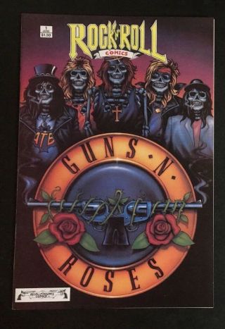 Guns N Roses Comic Book Rare Revolutionary Comics 1989 1