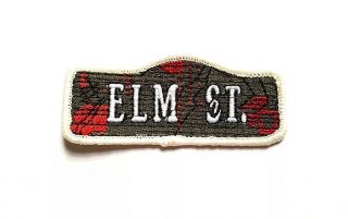 Rare Official A Nightmare On Elm Street Sign Patch - Freddy Krueger Movie Promo