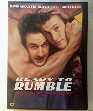 Ready To Rumble (dvd,  2000) Rare,  Oop David Arquette Scott Caan Wrestling
