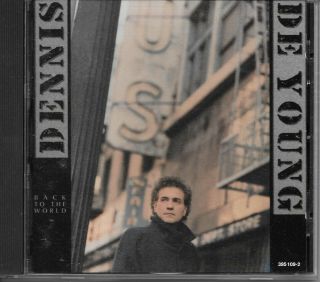 Dennis De Young " Back To The World " Rare Rock Cd 1986 (styx)