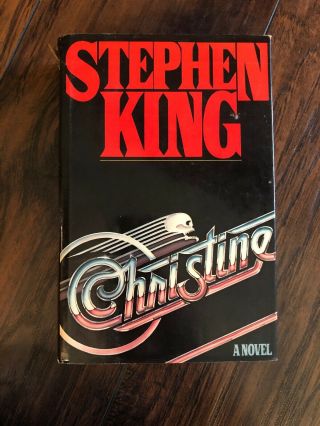 Christine By Stephen King (1983,  Hardcover) - Hc,  Dj - Orig.  Bce - Rare