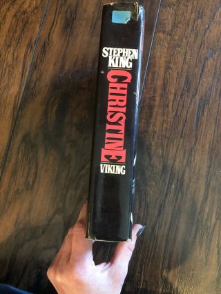 CHRISTINE by Stephen King (1983,  Hardcover) - HC,  DJ - ORIG.  BCE - RARE 2