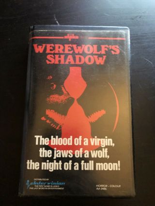 Werewolfs Shadow Rare Uk Pal Horror Vhs Intervision Pre Cert Sleaze Cult Gore