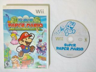 Paper Mario (nintendo Wii,  2007) Game W/ Case Guaranteed To Work Very Rare