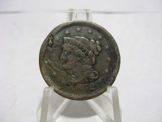 Extremely Very Very Rare 1852 Large Cent Nmf141