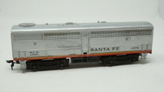 Vintage Lionel Santa Fe Ho Train Engine Diesel Non - Motorized 0575 Rare