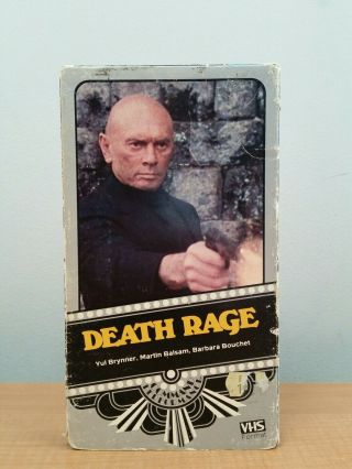Death Rage Vhs Rare Vci Command Performance Action