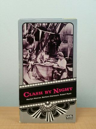 Clash By Night Vhs Rare Vci Command Performance Marilyn Monroe Stanwyck.