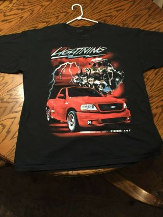 Rare Ford Svt Lightning T - Shirt Size Xl Worn Once
