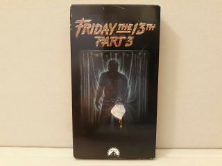 Friday The 13th Part 3 Vhs (paramount Video) Rare Horror Cult Classic