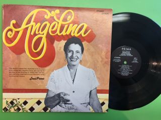 Louis Prima Angelina Lp Sam Butera & The Witnesses Rare Vinyl Record