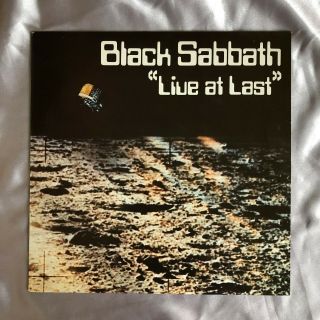 Black Sabbath - " Live At Last " Lp - Rare 1980 Nems Recording Corp.  - Bs001