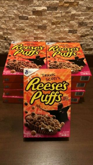 Limited Travis Scott X Reeses Puffs Cereal - Look Mom I Can Fly - Rare