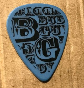 BUDDY GUY Promotional Guitar Pick Bring ' Em In 2005 Blue RARE Silvertone Records 2