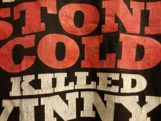 Vintage Rare Stone Cold Steve Austin Killed Vinny Shirt L South Park Wwf Wwe