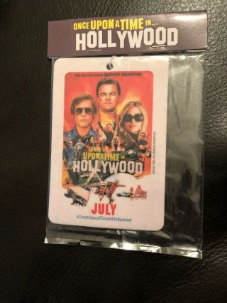 Once Upon A Time In Hollywood Air Freshener Limited Edition Rare Collectible