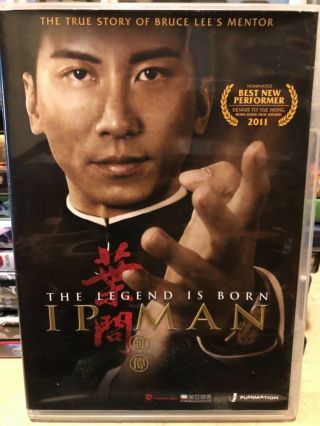 The Legend Is Born: Ip Man (dvd,  2011),  Rare,  True Story Of Bruce Lee’s Mentor