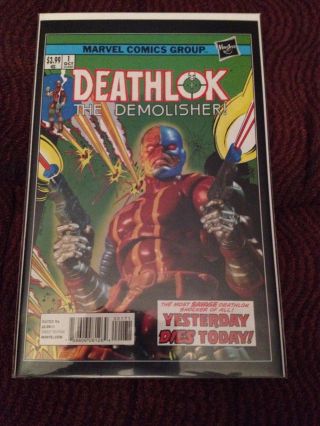 Deathlok The Demolisher 1 Rare Hasbro Variant,  Nm