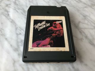 Ted Nugent Double Live Gonzo 8 Track Tape Cartridge 1978 Epic Eax 25069 Rare Oop