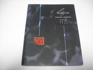Very Rare David Sylvian Japan Tour Program 1988 Japanese Concert Brochure Book