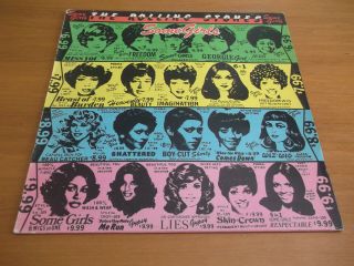 Rolling Stones Some Girls Orig Greek Lp 1978 Rare