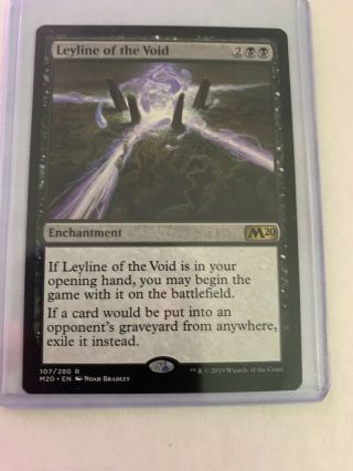 1x Mtg Magic The Gathering Leyline Of The Void Core 2020 Nm - M Pack Fresh