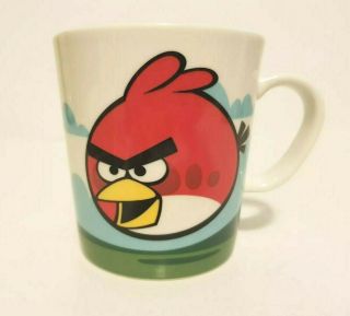 Rare 2009 Angry Birds Mug Arabia Finland (mighty Red Song) " Red Bird "