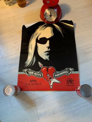 Rare 2003 Tom Petty Heartbreakers Chicago The Vic 18 X 24 " Poster Shepard Fairey