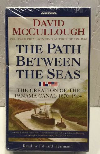 Very Rare David Mccullough The Path Between The Seas Audio Cassette